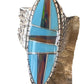 Navajo Multi-Color Opal & Turquoise Inlay Ring | Sterling Silver | Sz 7 | Authentic Native American Handmade | 1579