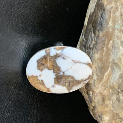 Navajo Wild Horse Turquoise Ring | Sz 8.5 | Sterling Silver | Authentic Native American Handmade | 10492