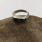 Native American Men's Navajo Opal & Black Onyx Inlay Ring | Sterling Silver | Sz 10 | 1600