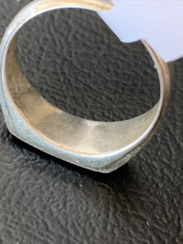 Navajo Multi-Color Opal & Black Onyx Inlay Ring | Sterling Silver | Sz 9.5 | 14677