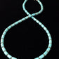 Native American Sterling Silver Blue Turquoise Necklace | 18" | 10011