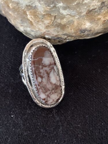 Navajo Wild Horse Turquoise Ring | Sterling Silver | Sz 6 | Authentic Native American Handmade | 1440