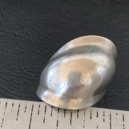 Native American Old Pawn Navajo Ring | Sterling Silver | Sz 4.5 | Handmade | 10410 - Masha USA