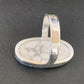 Native American Women's Navajo White Howlite Ring | Sterling Silver | Sz 8 | 11605
