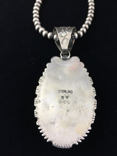 Navajo Purple Charoite Pendant Necklace | Sterling Silver | Authentic Native American Handmade | 10085