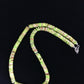 Navajo Green Gaspeite Heishi Necklace | Sterling Silver | 20" | Authentic Native American Handmade | 1734