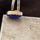Native American Navajo Navy Blue Lapis Ring | Sterling Silver | Sz 6 | 1128