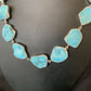 Navajo Blue Kingman Turquoise Rough Pendant Necklace | Sterling Silver | 18" | Authentic Native American Handmade | 11626