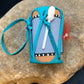 Handmade Miniature Leather Drum Car Charm | 2" Mirror Dangler | 8928