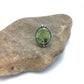 Navajo Green Gaspeite Ring | Sterling Silver | Sz 8.25 | Authentic Native American Handmade | 2593