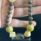 Southwestern Chunky Sterling Silver Necklace | Faceted Jasper Quartz | 20" | 10079