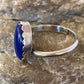 Native American Navajo Sterling Silver Navy Blue Lapis Ring | Sz 7 | 1131