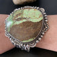 Native American Men's Navajo Bracelet | Sterling Silver Green Gaspeite | Authentic Handmade | 2046