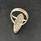 Navajo Blue Opal Inlay Band Ring | Sz 6 | Authentic Native American Handmade | 14702