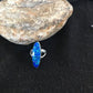 Native American Navajo Blue Opal Inlay Ring | Sterling Silver | Sz 4.5 | 8383