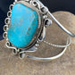 Native American Men's Navajo Turquoise Bracelet | Sterling Silver | Authentic Handmade | 3283