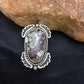 Navajo Wild Horse Turquoise Ring | Sterling Silver | Sz 7 | Authentic Native American Handmade | 12063