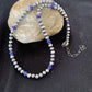 Navajo Pearls Purple Sugilite Bead Necklace | Sterling Silver | 19" | Authentic Native American Handmade | 488