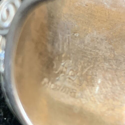 Navajo Blue Kingman Turquoise Ring | Sterling Silver | Sz 11.5 | Authentic Native American Handmade | 11934