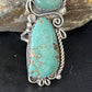 Navajo Green Turquoise Cluster Ring | Authentic Native American Sterling Silver | Multi-Stone | Sz 12 | 14696