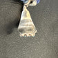Zuni Blue Turquoise Lapis Multi-Stone Necklace Pendant | Authentic Native American Sterling Silver | 14639