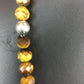 Navajo Native American | 8mm | Tiger's Eye | Sterling Silver Necklace | 20" | Southwestern