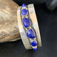 Native American Men's Navajo Blue Lapis Lazuli Cuff Bracelet | Sterling Silver | 14130