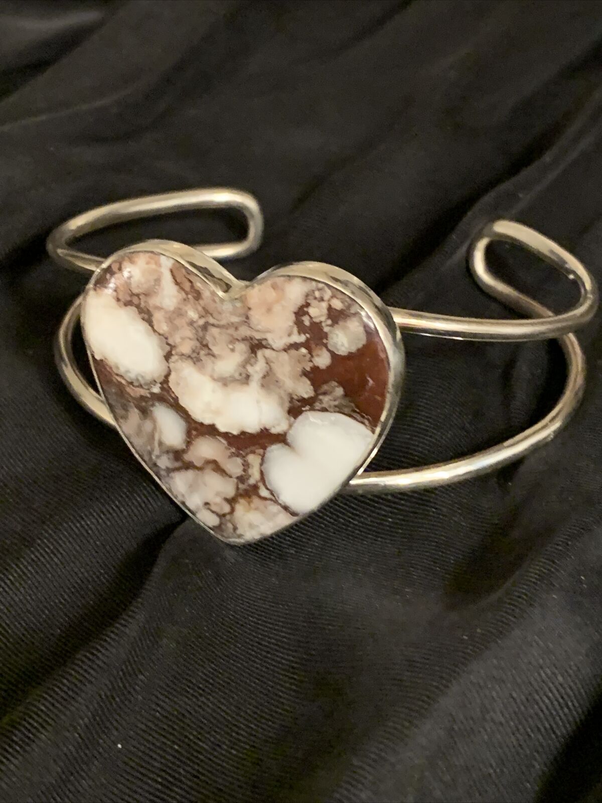 Native American Women's Wild Horse Turquoise Cuff Bracelet | Sterling Silver | Handmade | 10496