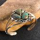 Native American Navajo Turquoise Bracelet | Sterling Silver | Authentic Handmade | 8845