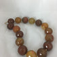 24mm Bold Faceted Carnelian Gold Filled Beads Necklace | 17" | Navajo Style |  3693