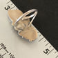 Navajo White Buffalo Turquoise Ring | Sterling Silver | Sz 7 | Authentic Native American Handmade | 12184