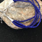 Blue Stabilized Lapis Heishi Bracelet | Sterling Silver | 5-Strand | 7" | 13598