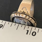 Navajo White Buffalo Turquoise Ring | Sterling Silver | Sz 12.5 | Authentic Native American Handmade | 11940