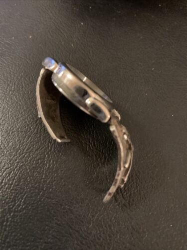 Authentic Native American Navajo Sterling Silver Watch Tips | Old Pawn Kokopelli Design | 1448