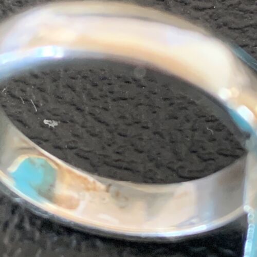 Navajo Blue Kingman Turquoise Ring | Sterling Silver | Sz 5 | Authentic Native American Handmade | 10488