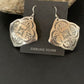 Navajo Stamped Sterling Silver Earrings Set | Authentic Native American Handmade | 1195