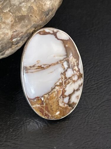 Native American Women's Navajo Wild Horse Turquoise Ring | Sterling Silver | Sz 4.5 | 10505