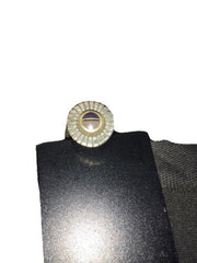 Navajo Women's Black Onyx & Tiger's Eye Pearl Ring | Authentic Native American Sterling Silver | Multi-Stone | Sz 6 | 1740