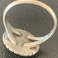 Navajo Blue Turquoise Pink Coral Inlay Ring | Sz 5.5 | Authentic Native American Handmade | 11171