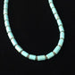Native American Sterling Silver Blue Turquoise Necklace | 18" | 10011