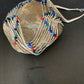 Native American Multi-Color Liquid Heishi Necklace | 10 Strand Sterling Tubes | 17" | 12623