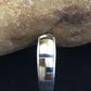 Navajo Sterling Silver Onyx & Picture Jasper Inlay Ring | Sz 13.5 | Authentic Native American Handmade | 1592