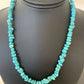 Navajo Kingman Turquoise Necklace | Sterling Silver | Authentic Native American Handmade | 18" | 1965