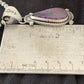 Navajo Purple Sugilite Pendant with Pearls | Sterling Silver Necklace | Authentic Native American Handmade | 4928