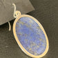 Native American Blue Lapis Lazuli Dangle Drop Earrings | Sterling Silver | 1" | 14090