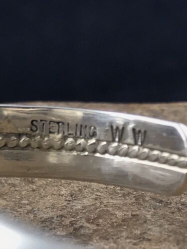 Native American Navajo Turquoise Bracelet | Sterling Silver | Authentic Handmade | 4549 - Masha USA