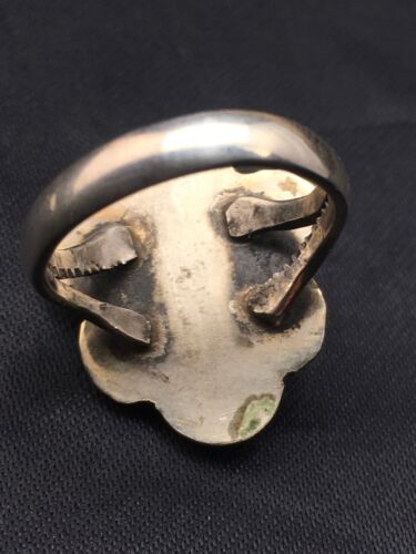 Southwestern Blue Turquoise Navajo Ring | Sterling Silver | Sz 6 | Authentic Native American Handmade | 4407