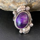 Native American Navajo Purple Sugilite Ring | Sterling Silver | Sz 10.5 | 10446