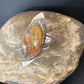 Navajo Sterling Silver Opal Inlay Ring | Sz 8 | Native American Handmade | Pomellato | 12854