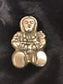 Navajo Story Teller Cast Pin | Sterling Silver | Authentic Native American Handmade | 13620